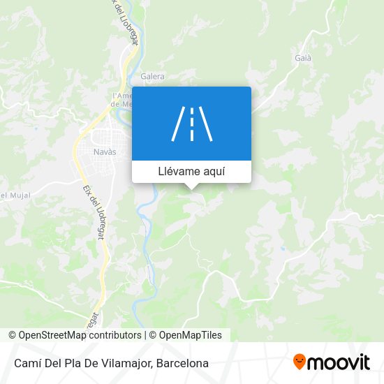 Mapa Camí Del Pla De Vilamajor