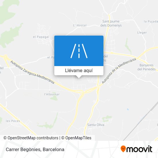 Mapa Carrer Begònies
