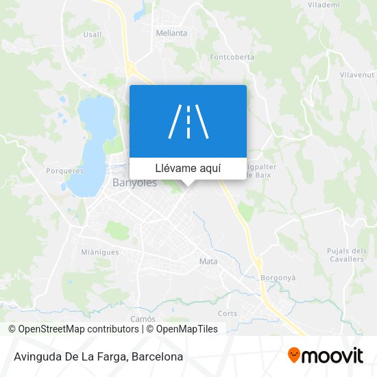 Mapa Avinguda De La Farga