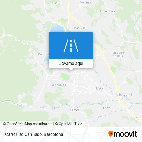 Mapa Carrer De Can Sisó
