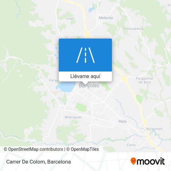 Mapa Carrer De Colom