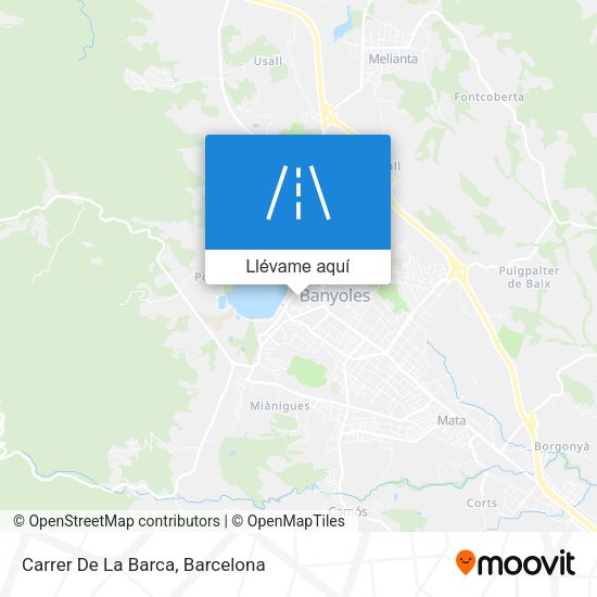 Mapa Carrer De La Barca