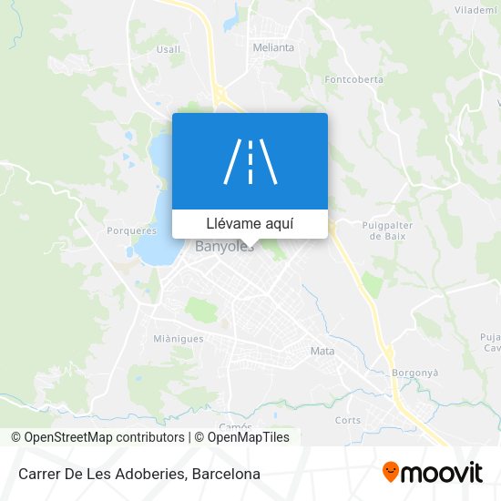 Mapa Carrer De Les Adoberies