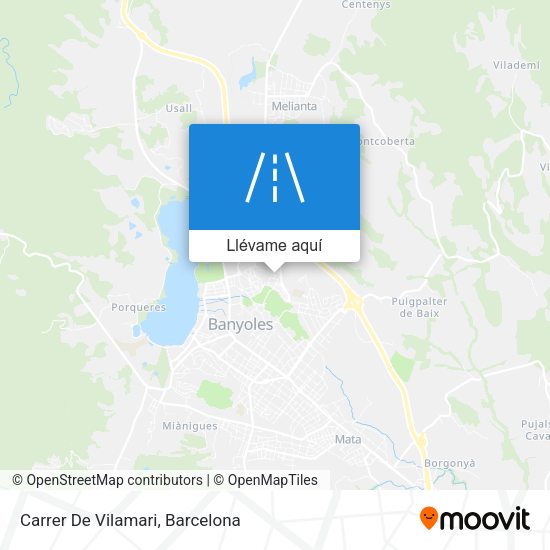 Mapa Carrer De Vilamari