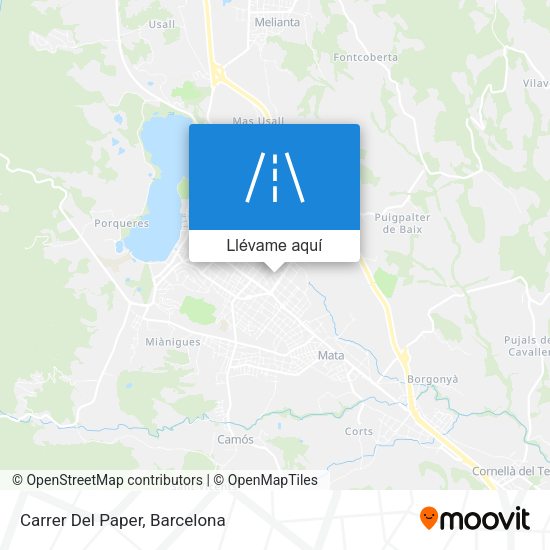 Mapa Carrer Del Paper