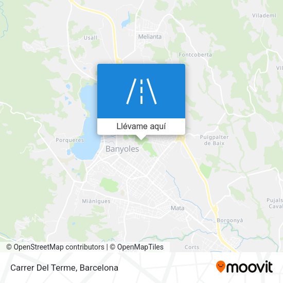 Mapa Carrer Del Terme