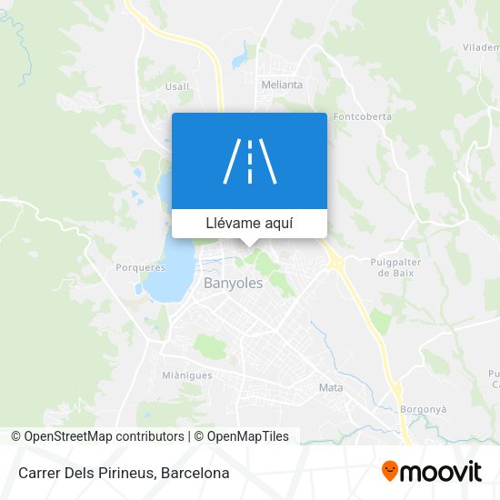 Mapa Carrer Dels Pirineus