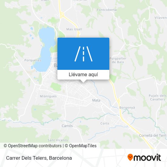Mapa Carrer Dels Telers