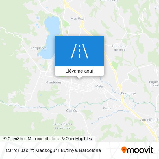 Mapa Carrer Jacint Massegur I Butinyà