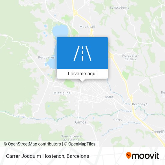 Mapa Carrer Joaquim Hostench