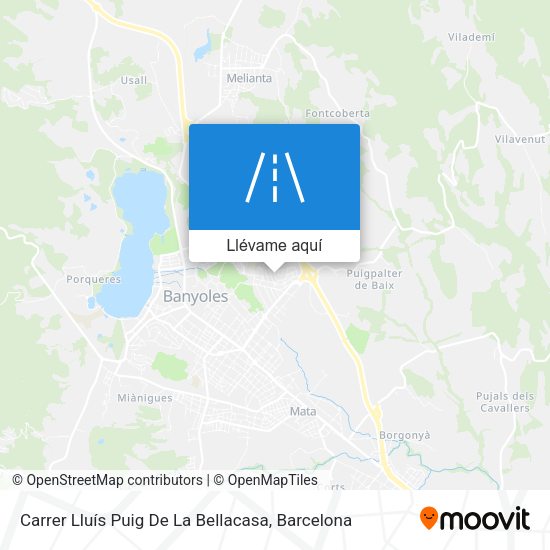 Mapa Carrer Lluís Puig De La Bellacasa