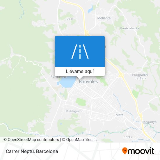 Mapa Carrer Neptú