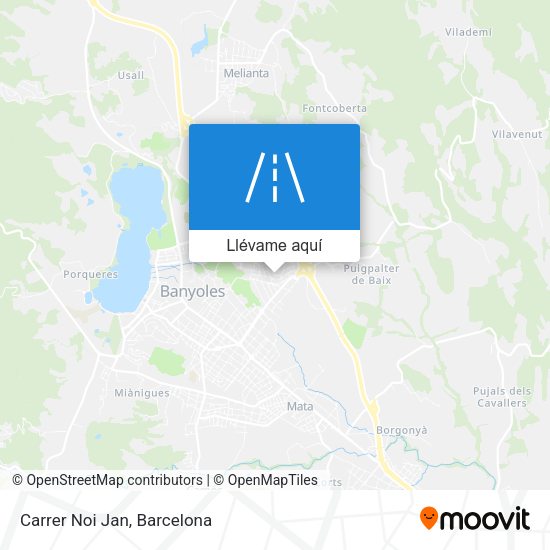Mapa Carrer Noi Jan