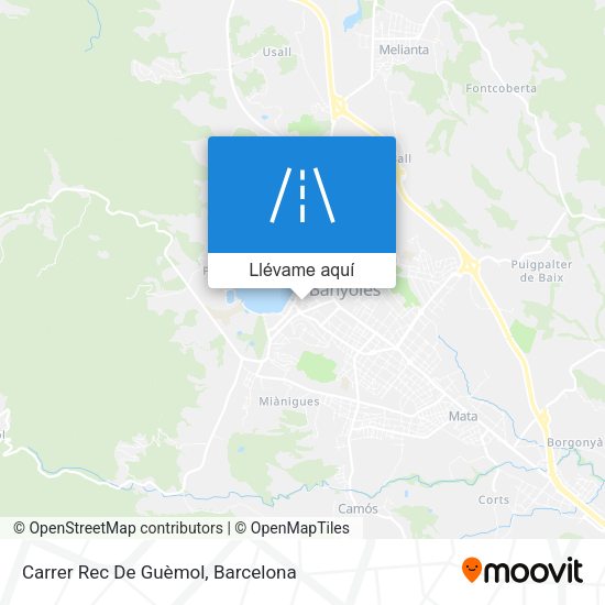 Mapa Carrer Rec De Guèmol