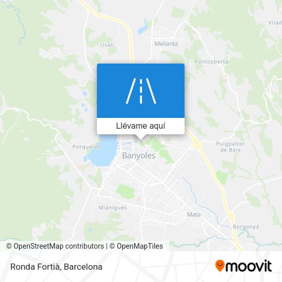 Mapa Ronda Fortià