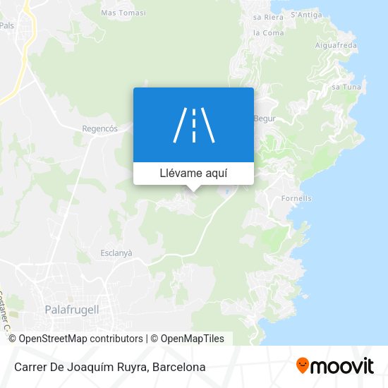 Mapa Carrer De Joaquím Ruyra