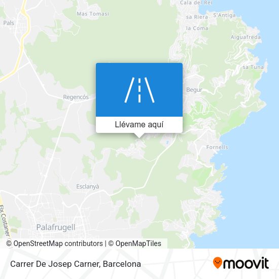 Mapa Carrer De Josep Carner
