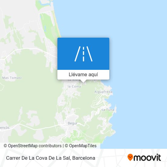 Mapa Carrer De La Cova De La Sal