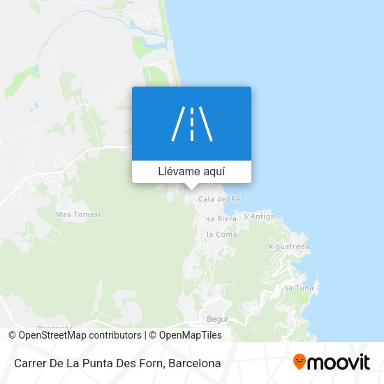 Mapa Carrer De La Punta Des Forn