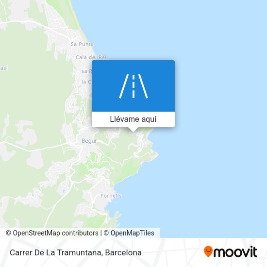 Mapa Carrer De La Tramuntana