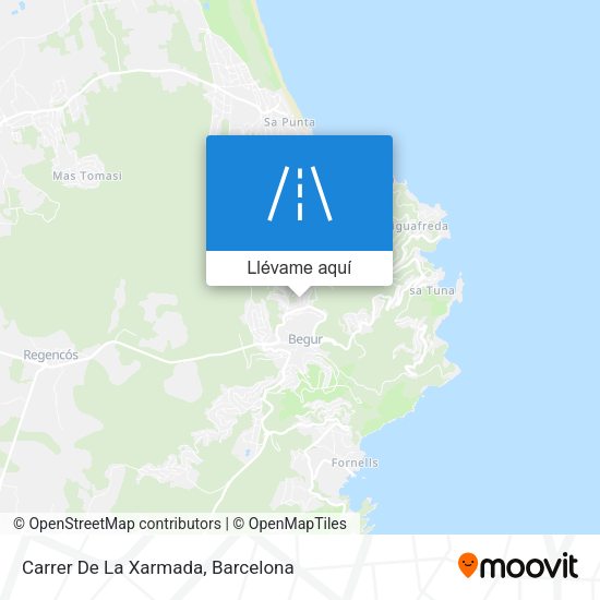 Mapa Carrer De La Xarmada
