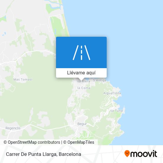 Mapa Carrer De Punta Llarga
