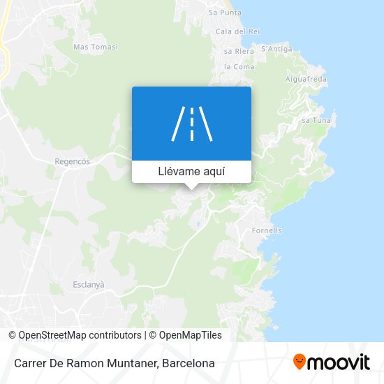 Mapa Carrer De Ramon Muntaner