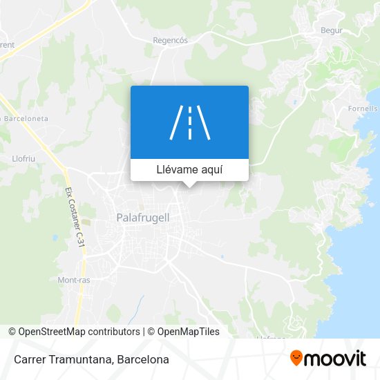 Mapa Carrer Tramuntana