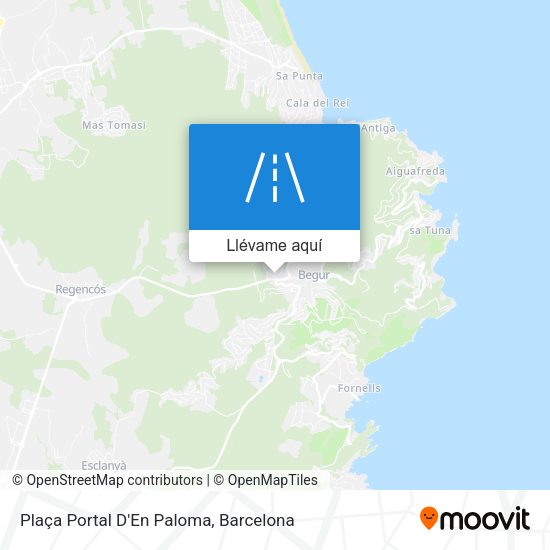 Mapa Plaça Portal D'En Paloma