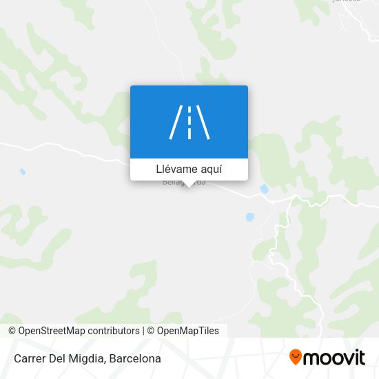 Mapa Carrer Del Migdia