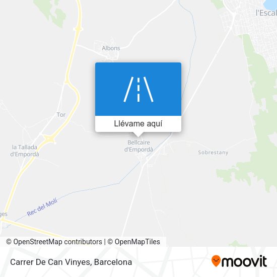 Mapa Carrer De Can Vinyes