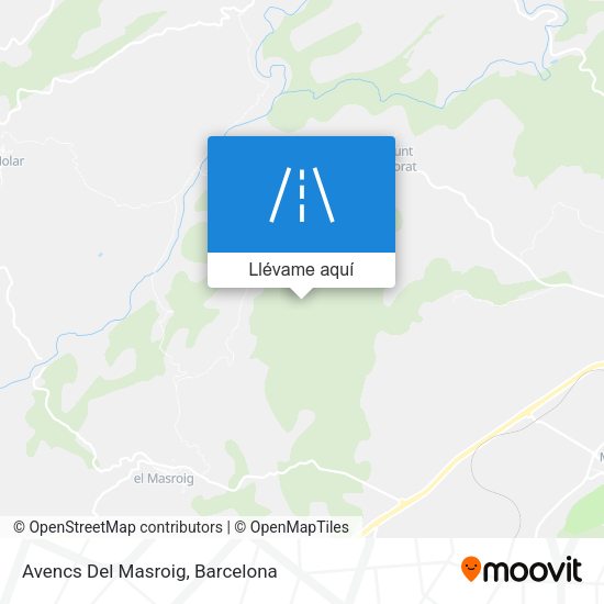 Mapa Avencs Del Masroig