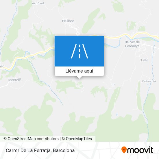 Mapa Carrer De La Ferratja