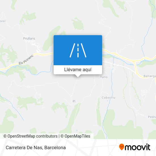 Mapa Carretera De Nas