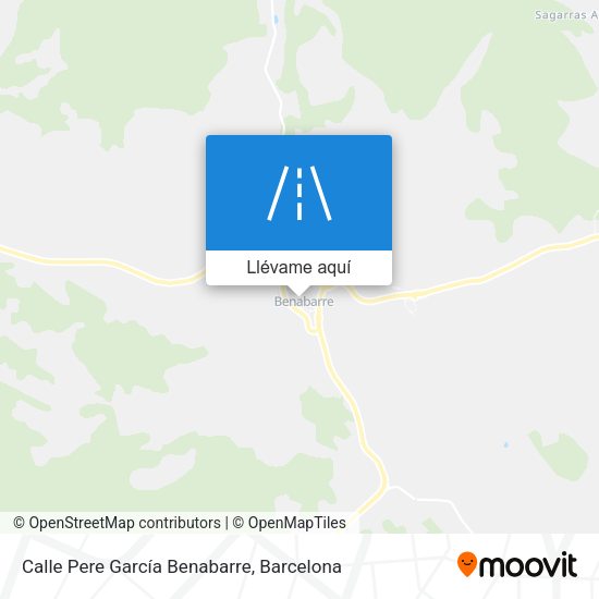 Mapa Calle Pere García Benabarre