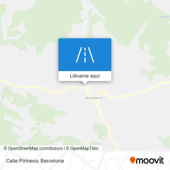 Mapa Calle Pirineos