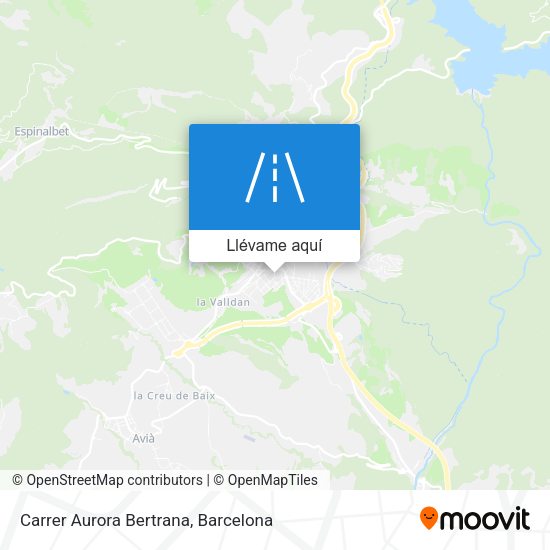 Mapa Carrer Aurora Bertrana