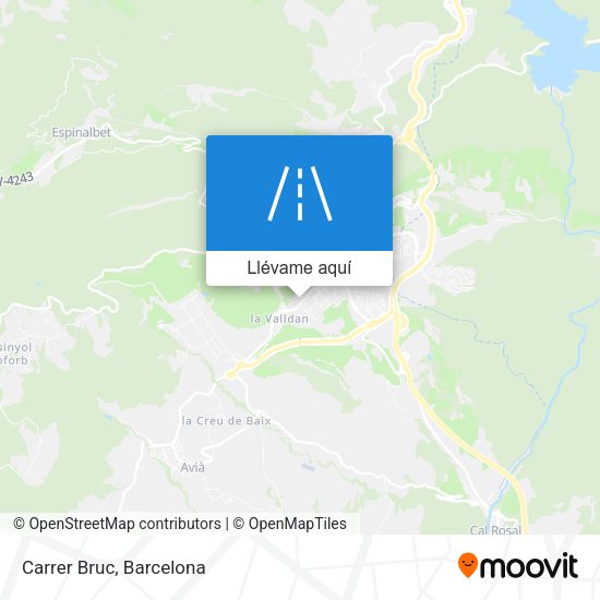 Mapa Carrer Bruc