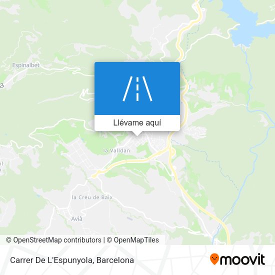 Mapa Carrer De L'Espunyola