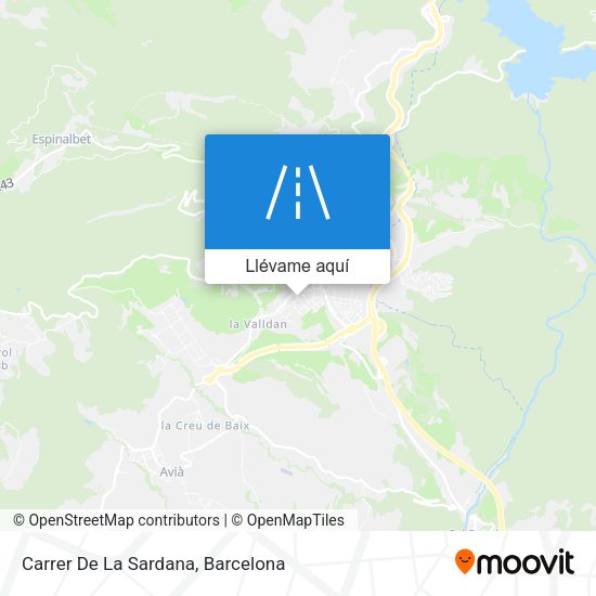 Mapa Carrer De La Sardana