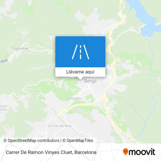 Mapa Carrer De Ramon Vinyes Cluet