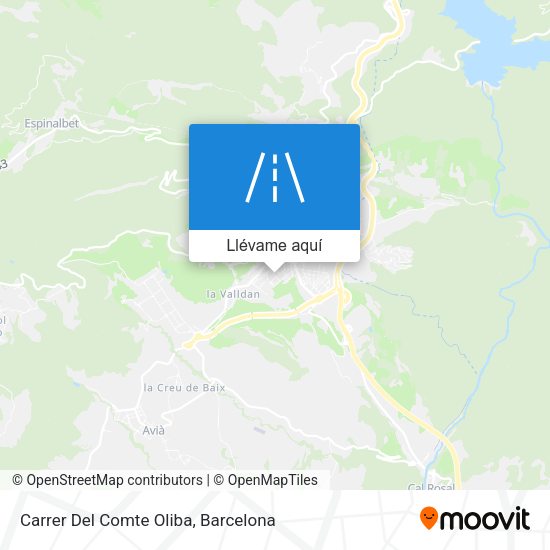 Mapa Carrer Del Comte Oliba