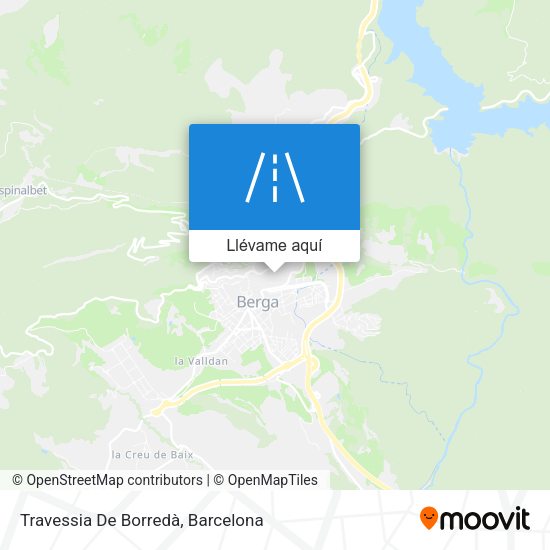 Mapa Travessia De Borredà