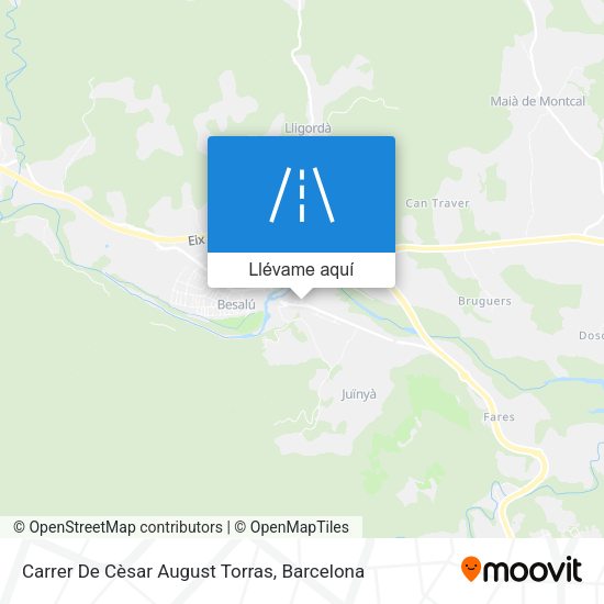 Mapa Carrer De Cèsar August Torras