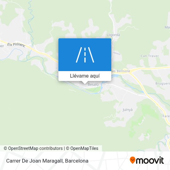 Mapa Carrer De Joan Maragall