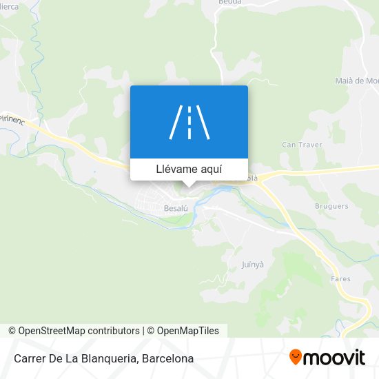 Mapa Carrer De La Blanqueria