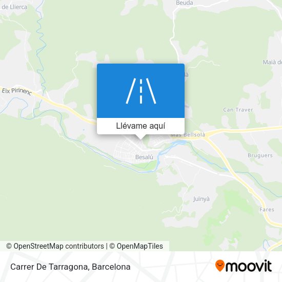Mapa Carrer De Tarragona
