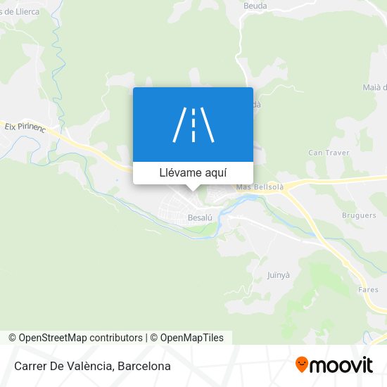 Mapa Carrer De València