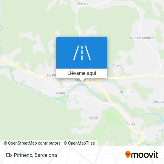 Mapa Eix Pirinenc
