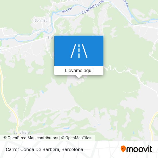 Mapa Carrer Conca De Barberà